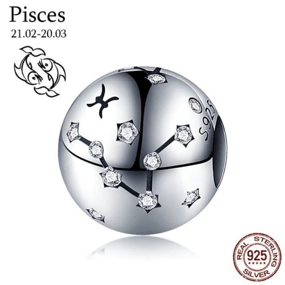Sterling Silver Astrology Zodiac Charms - Picture 6 of 10